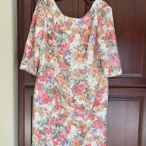 Alex Evenings Floral Cocktail Dress